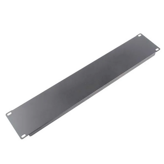 Rack Mountable Blanking Panel LDR 2U 19’’ - Black Metal