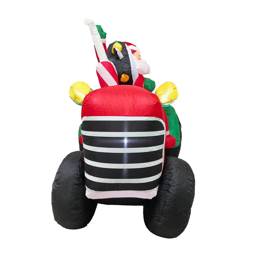 Radiant Christmas Lights Tractor Penguin Gift Xmas