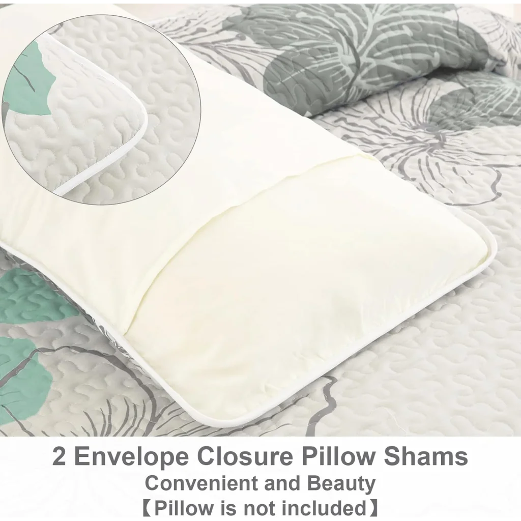 Radiant Quilted Coverlet & Pillowcases Set - Envelop