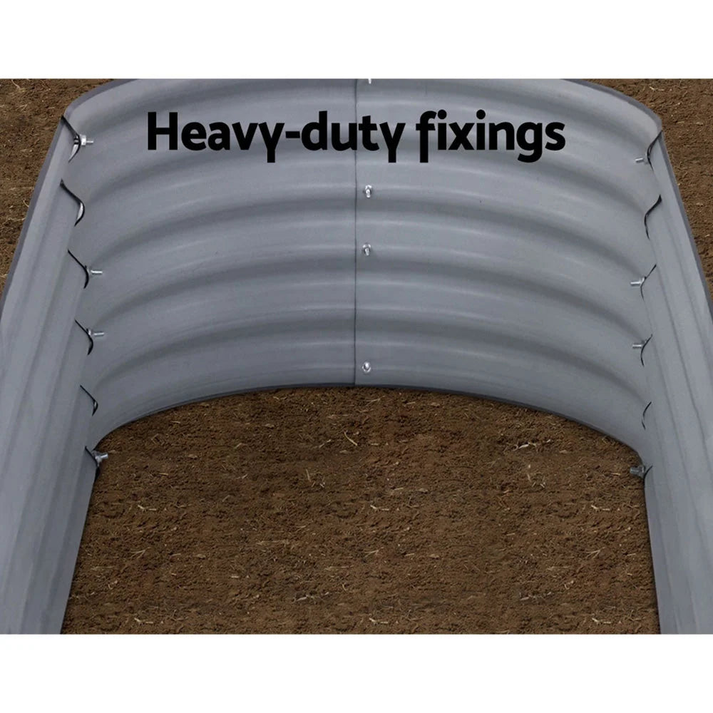 Raised Garden Bed 160X80X42CM Galvanised Steel Instant