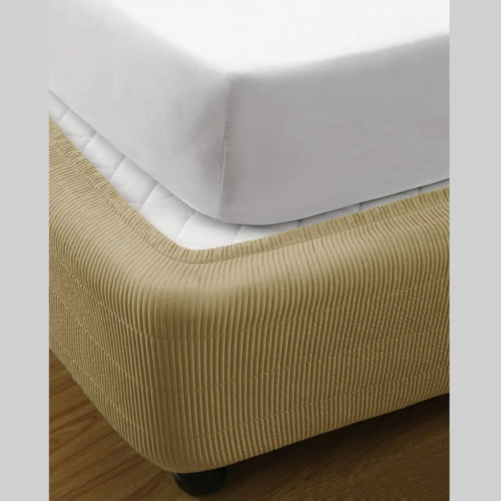 Ramesses Vertical Quilted Valance - King - Home & Garden
