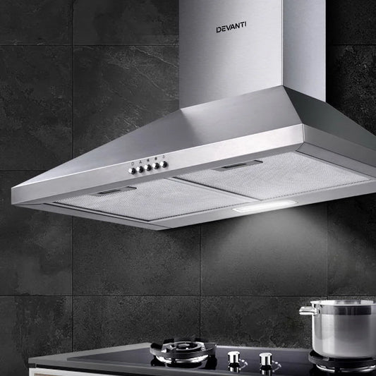 Range Hood 60cm 600mm Kitchen Canopy Stainless Steel Wall