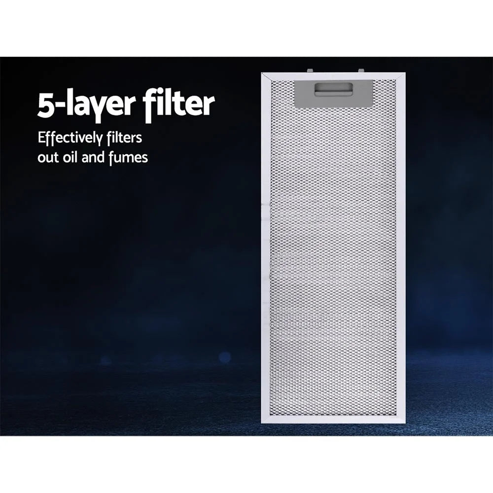 Range Hood Undermount Built In Stainless Steel Canopy 52cm