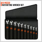 Ratchet Spanner Set 10Pc Flexible Head Metric Wrench CRV