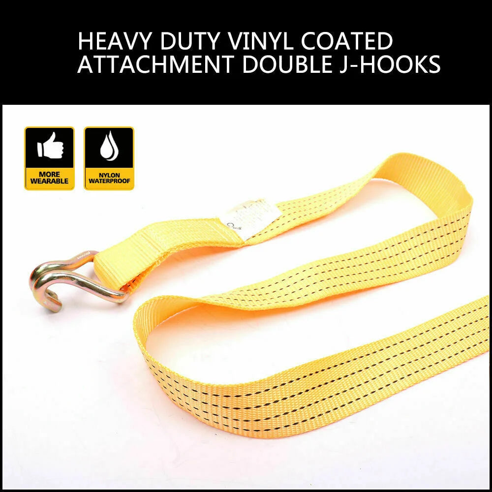 Ratchet Tie Down Strap 50mm x 10M Heavy Duty Trailer Boat