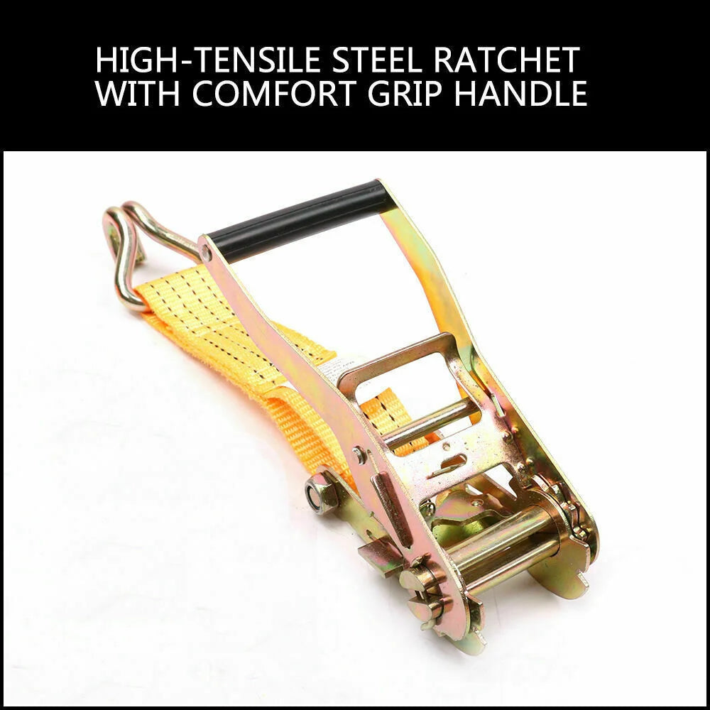 Ratchet Tie Down Strap 50mm x 10M Heavy Duty Trailer Boat