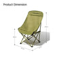 RAZOJESS Enlarged Moon Chair for Outdoor Camping Fishing