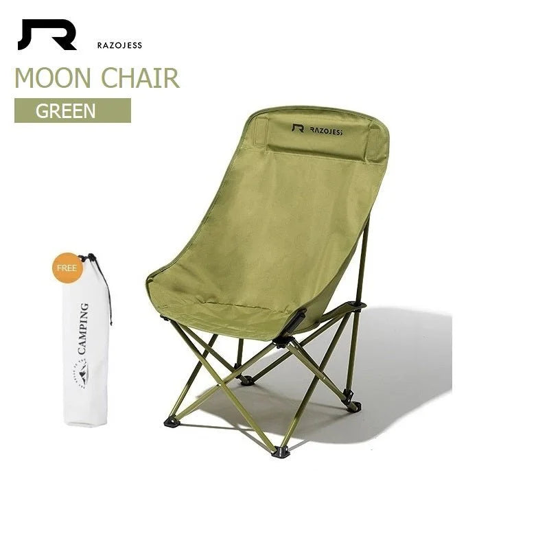 RAZOJESS Enlarged Moon Chair for Outdoor Camping Fishing