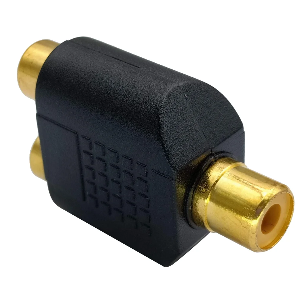 RCA Female to Audio Splitter Adapter