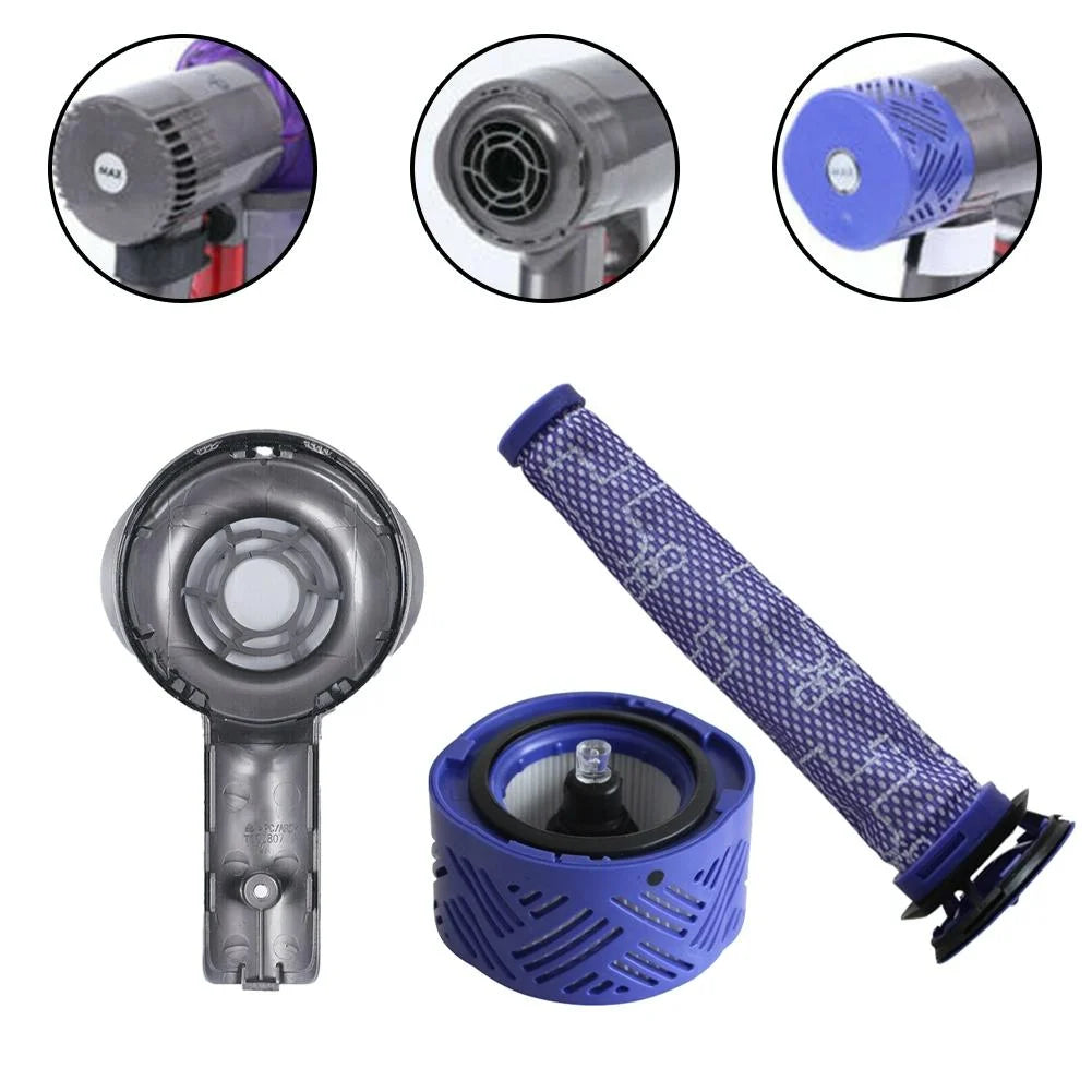 Rear Motor Cover & Filter Set For Dyson V6 Vacuum-1915198272172068865