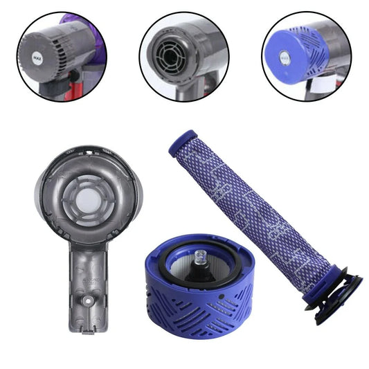 Rear Motor Cover & Filter Set For Dyson V6 Vacuum-1915198272172068865