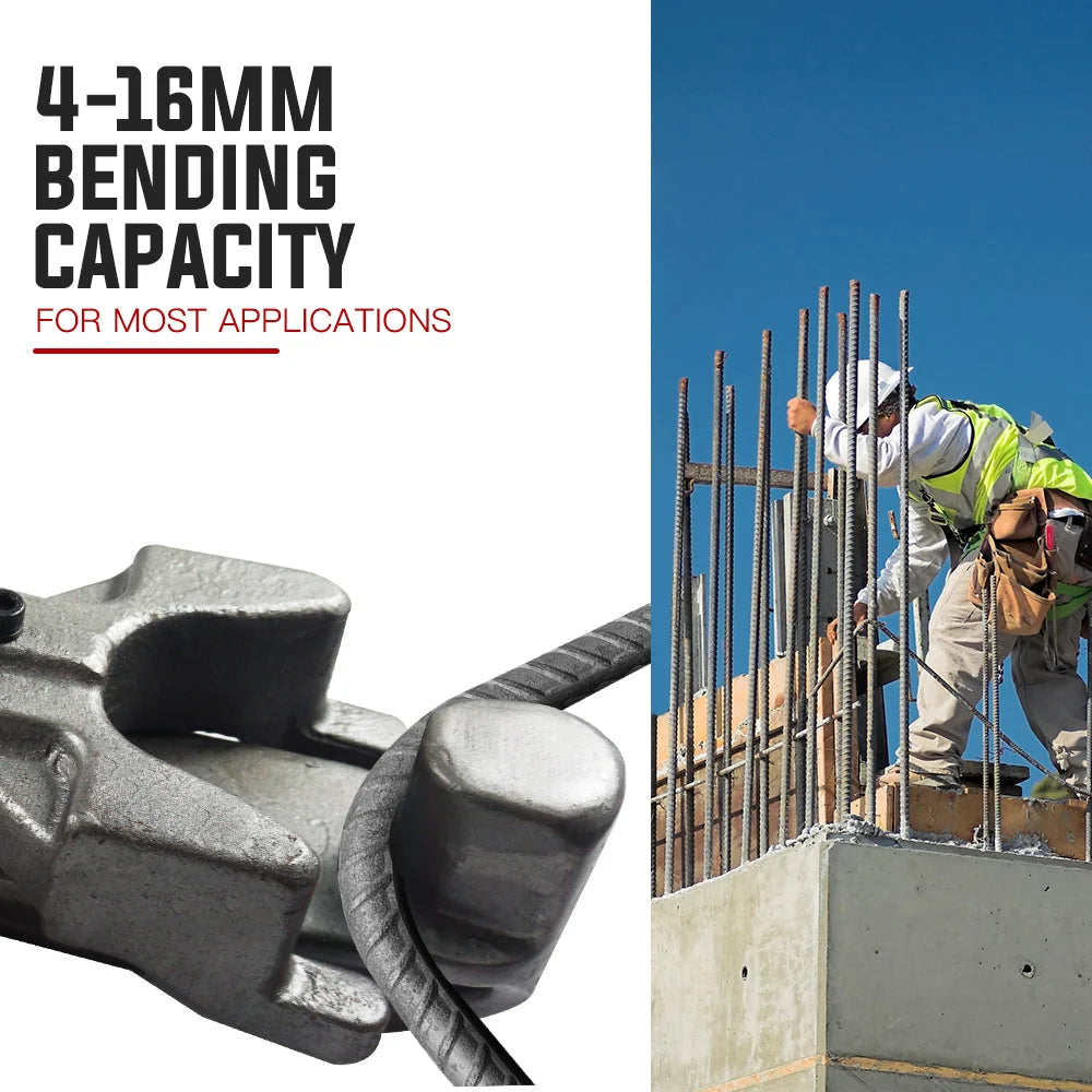 Rebar Bender Hydraulic 16mm Portable Machine 850W - Baumr-AG