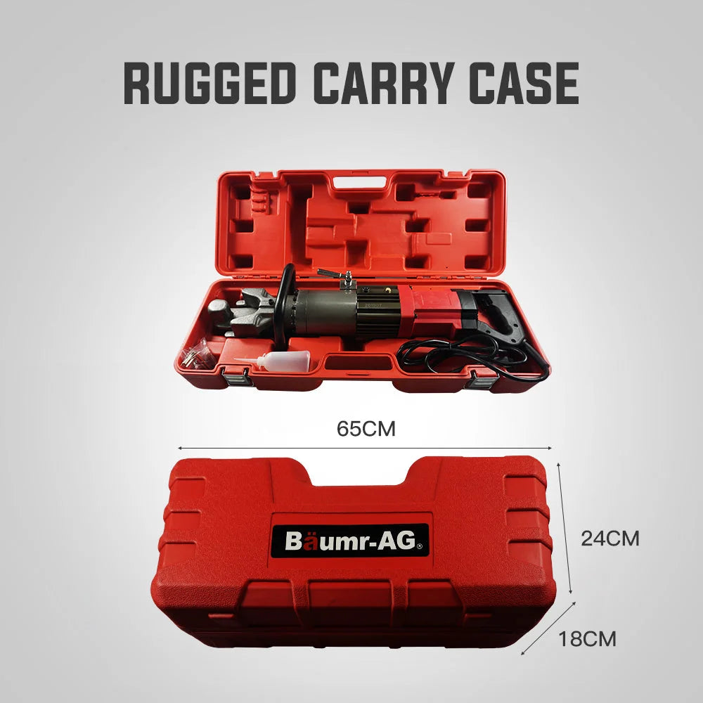 Rebar Bender Hydraulic 16mm Portable Machine 850W - Baumr-AG