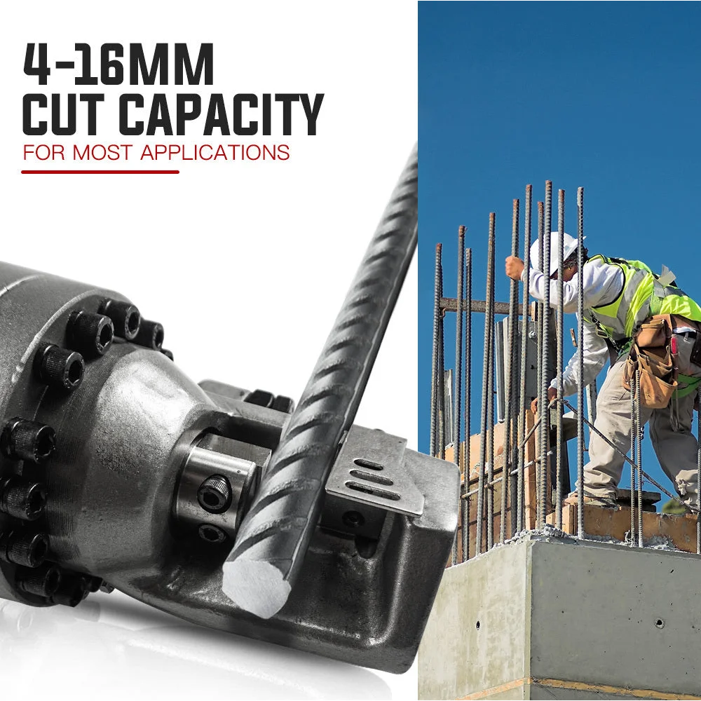 Rebar Cutter Hydraulic 16mm 850W Portable Machine BAUMR-AG