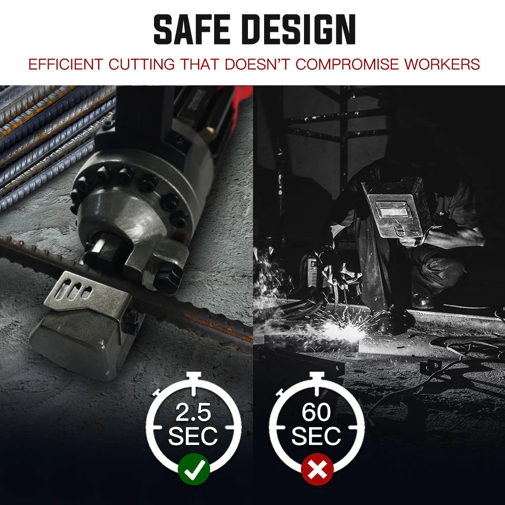 Rebar Cutter Hydraulic 16mm Portable Machine 850W - Baumr-AG