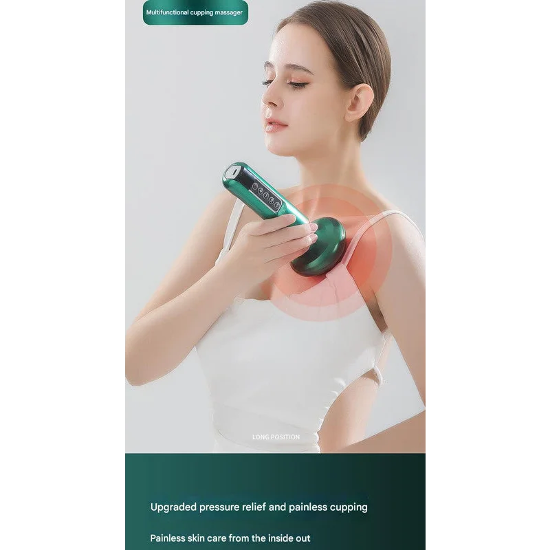 Rechargeable 6-Level Electric Cupping & Gua Sha Massager