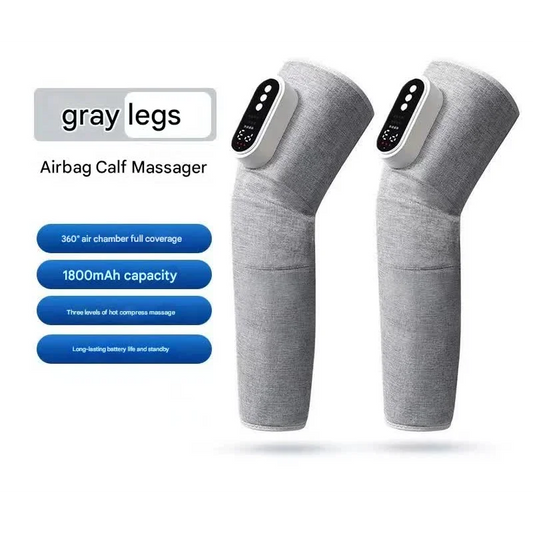 Rechargeable Air Compression Leg Massager with Heat Therapy
