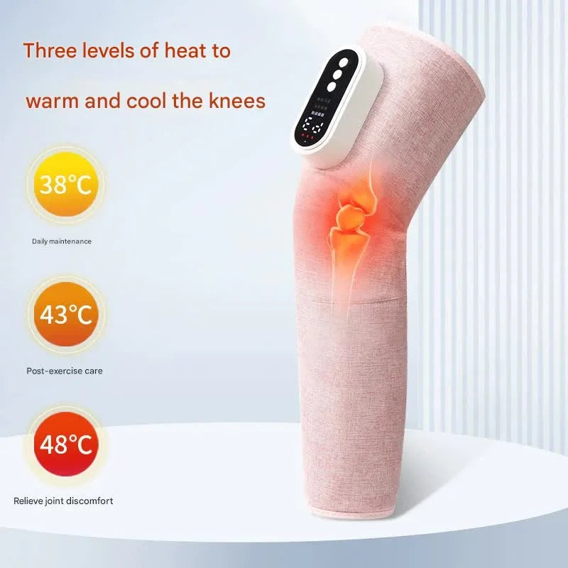 Rechargeable Air Compression Leg Massager with Heat Therapy