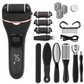 Rechargeable Electric Foot File with LCD Display - 3 Grit