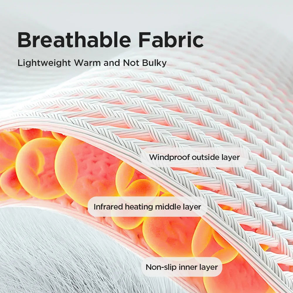 Rechargeable Electric Heating Ankle Brace with Vibration