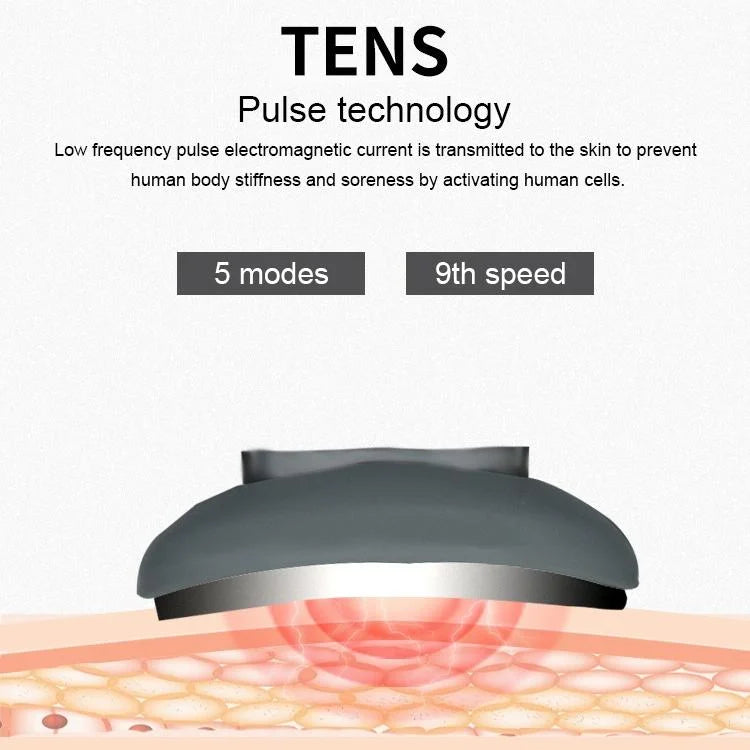 Rechargeable Electric Neck Massager Intelligent Pulse Shock