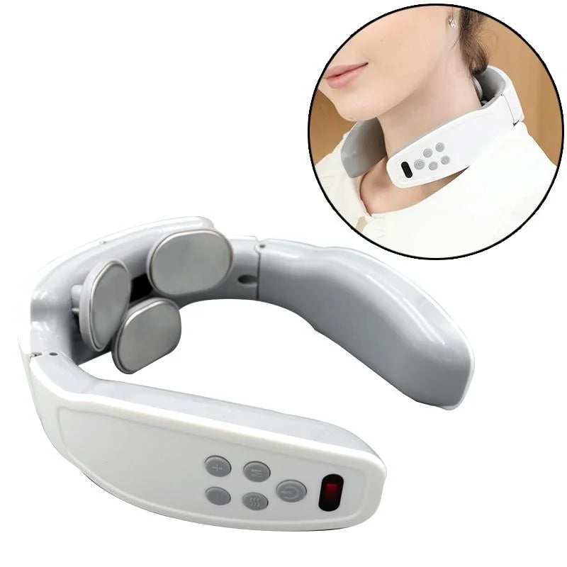 Rechargeable Electric Neck Massager Intelligent Pulse Shock