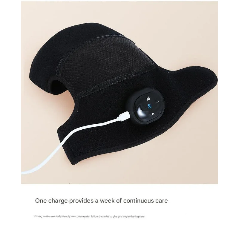 Rechargeable Heated Knee Massager Brace with Vibration &