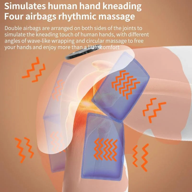 Rechargeable Heating Knee Massager Dual Joint Pad Wg-Jb-704