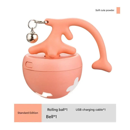 Rechargeable Interactive Cat Toy - Self-Rolling Ball