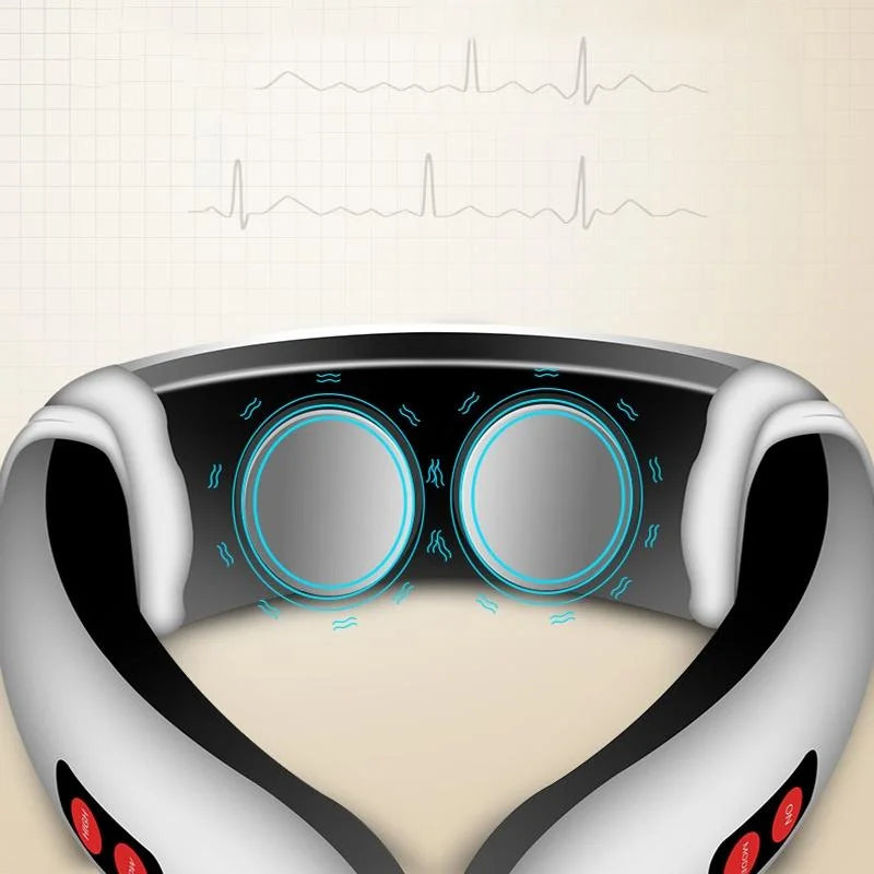 Rechargeable Neck Massager With Hot Compression Electric