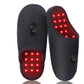 Rechargeable Red Light Therapy Slippers Black - Health &