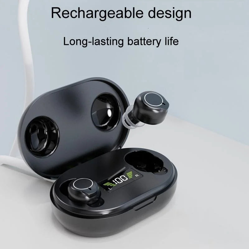 Rechargeable Semi In Ear Hearing Aid Elderly Sound