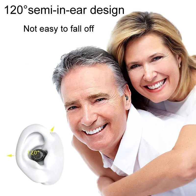 Rechargeable Semi In Ear Hearing Aid Elderly Sound