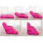 Recliner Chair 2X Foldable Lounge Cushion Adjustable Floor Lazy with Armrest Pink