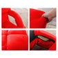 Recliner Chair 2X Foldable Lounge Cushion Adjustable Floor Lazy with Armrest Red