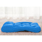 Recliner Chair 4X Foldable Lounge Cushion Adjustable Floor Lazy with Armrest Blue