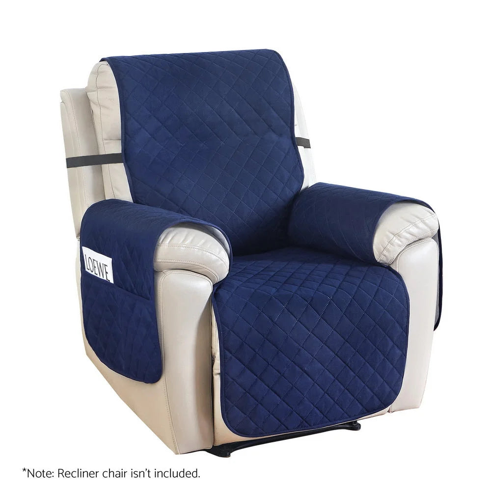 Recliner Chair Cover 100% Water Resistant - Navy - Outdoor