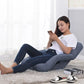 Recliner Chair Foldable Lounge Cushion Adjustable Floor Lazy with Armrest Grey
