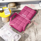 Recliner Chair Foldable Lounge Cushion Adjustable Floor Lazy with Armrest Pink