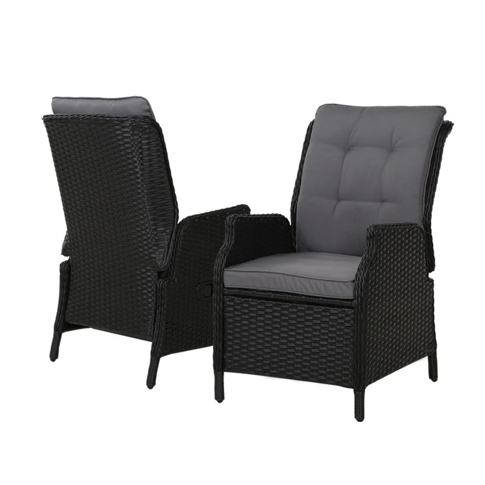 Recliner Chair Sun lounge Outdoor Furniture Patio Wicker