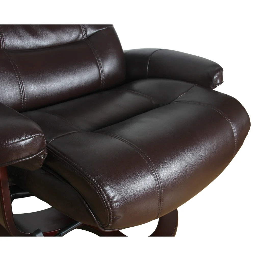 Reclining Lounge Arm Chair Julio Faux Leather Premium