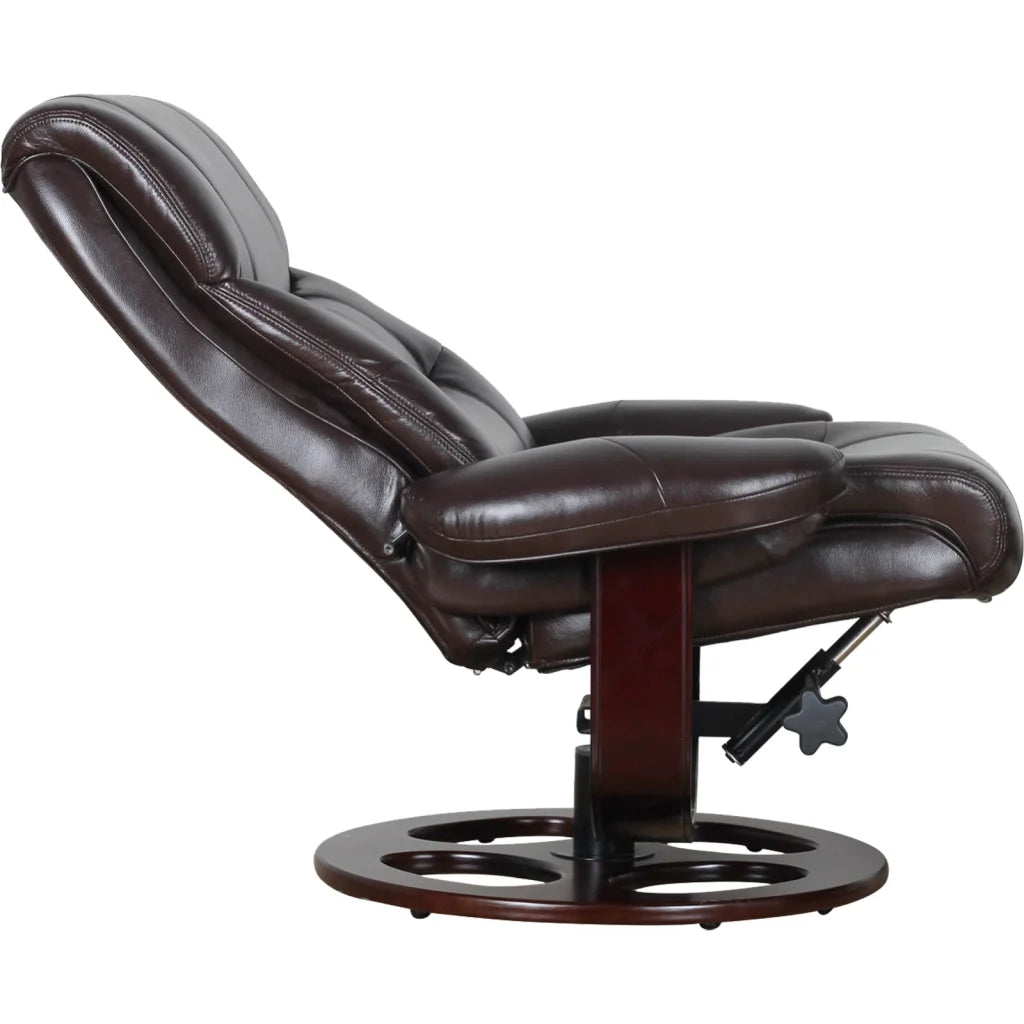 Reclining Lounge Arm Chair Julio Faux Leather Premium