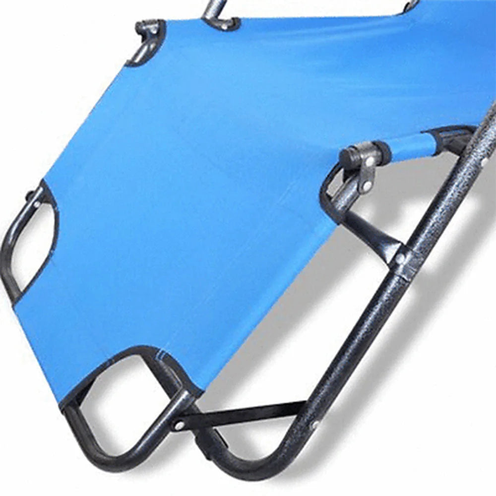 Reclining Sun Beach Deck Lounge Chair Outdoor Folding