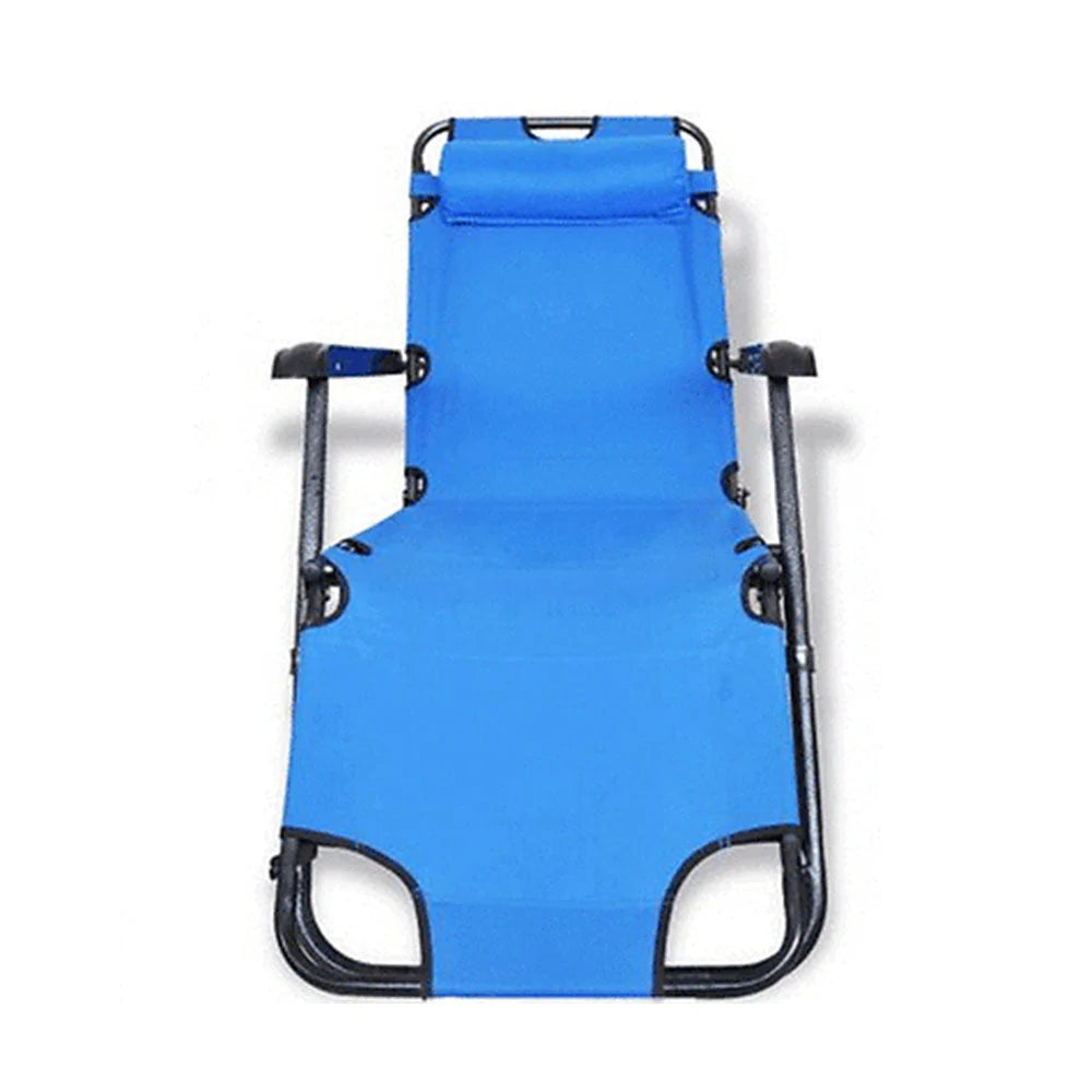 Reclining Sun Beach Deck Lounge Chair Outdoor Folding