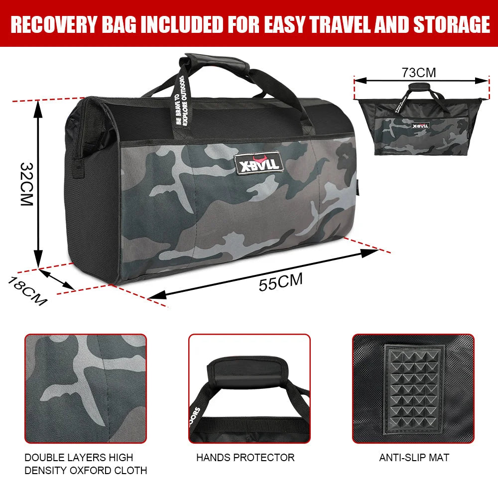 Recovery Kit 4X4 Off-Road Kinetic Rope Snatch Strap Winch