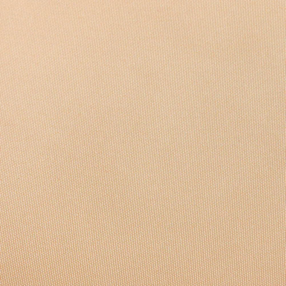 Beige 4x5m shade sail with woven surface and bound edging