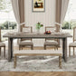 Rectangular Dining Table Rustic - NNETMLT - Furniture