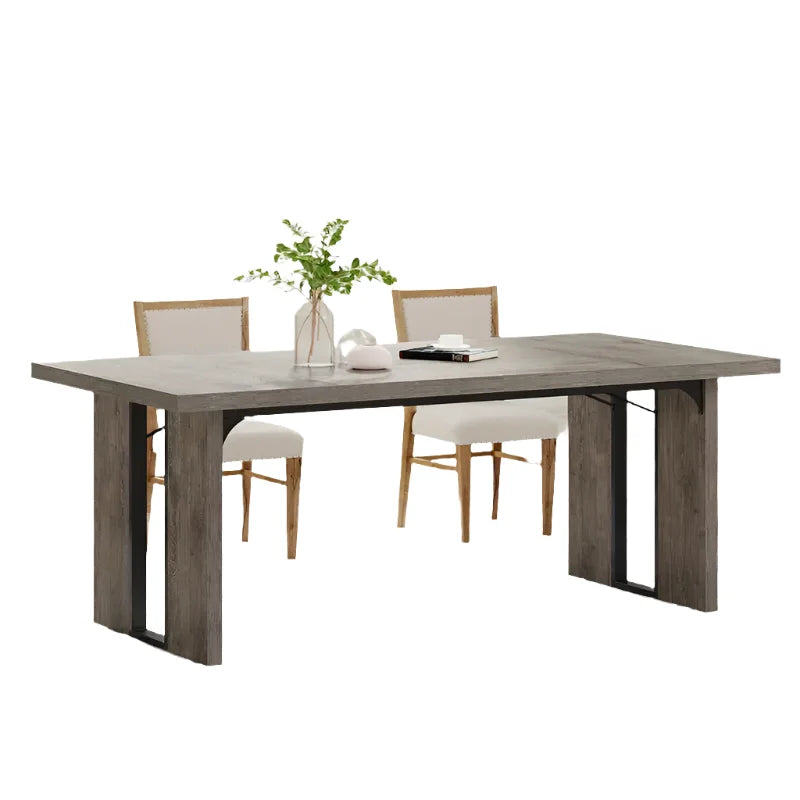 Rectangular Dining Table Rustic - NNETMLT - Furniture