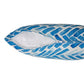 Rectangular outdoor cushion with storage shelves and support legs