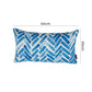 Rectangular outdoor cushion with boxed accessories and matching pieces